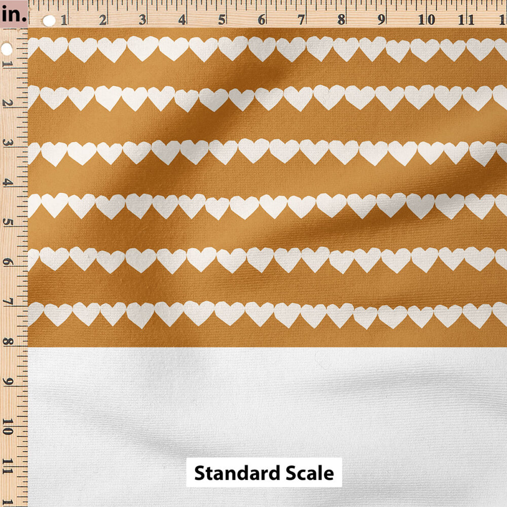 Ruler Scale for Heart Strings solid (Boho Brown) by Erin Kendal